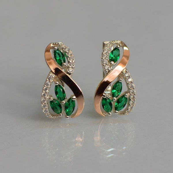 Срібні сережки