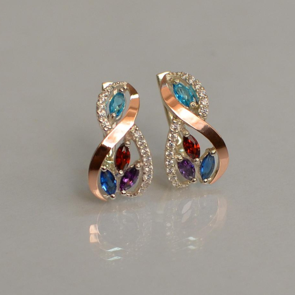 Срібні сережки