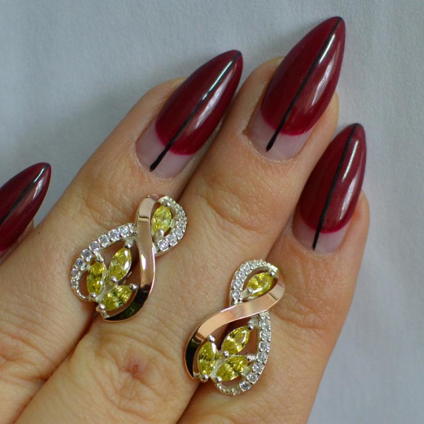 Срібні сережки