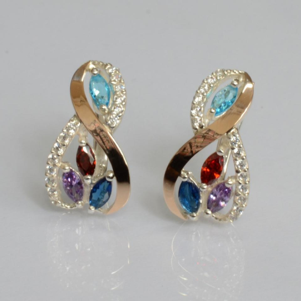 Срібні сережки