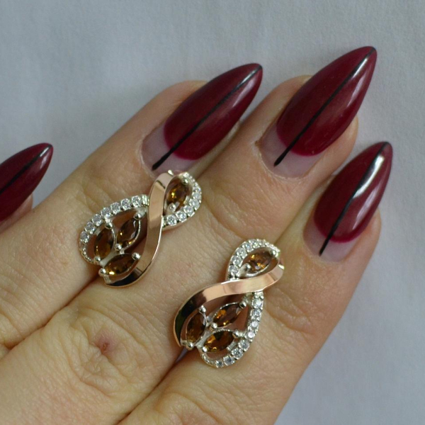 Срібні сережки