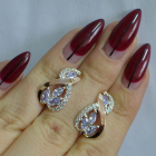 Срібні сережки