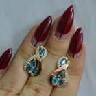 Срібні сережки