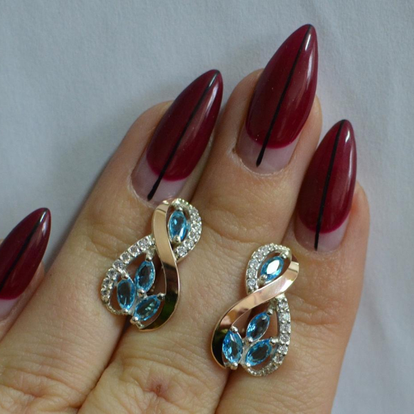 Срібні сережки