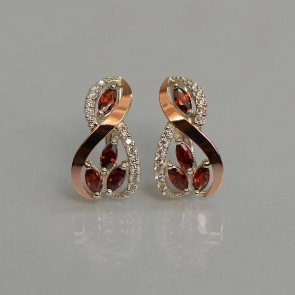 Срібні сережки