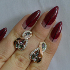 Срібні сережки