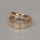 Пара срібних обручок "Спаси и сохрани"