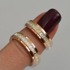 Пара срібних обручок "Спаси и сохрани"