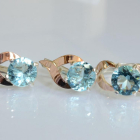 Срібний набір з золотими пластинами