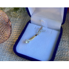 Срібна підвіска з пластинами золота