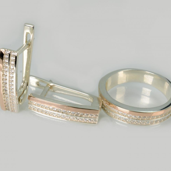 Серебряный набор