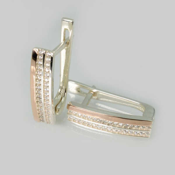 Срібні сережки