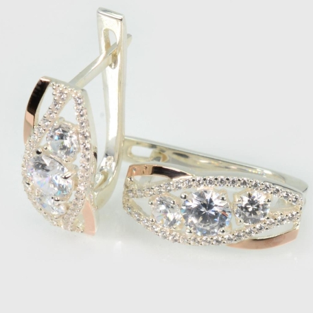 Срібні сережки