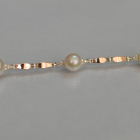 Серебряный браслет с жемчугом