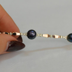 Серебряный браслет с жемчугом