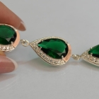 Браслет із срібла з золотом