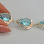 Браслет із срібла з золотом