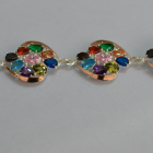 Срібний браслет з золотом