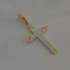 Чоловічий хрест із срібла