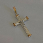 Срібний чоловічий хрест