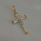 Срібний чоловічий хрест