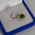 Серебряная подвеска на леске