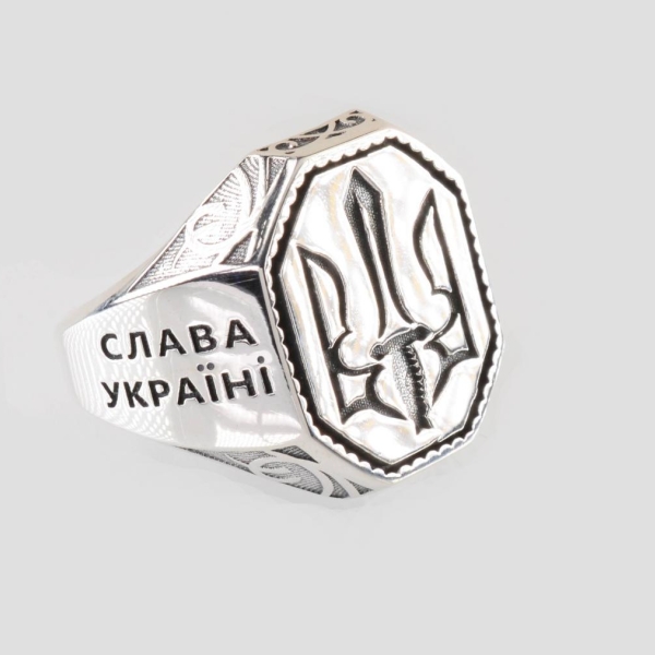 Срібна чоловіча печатка