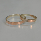 Пара обручок зі срібла