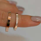 Пара обручок із срібла