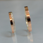 Пара обручок із срібла