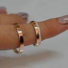 Пара обручок із срібла