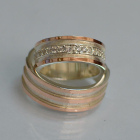 Пара обручок зі срібла