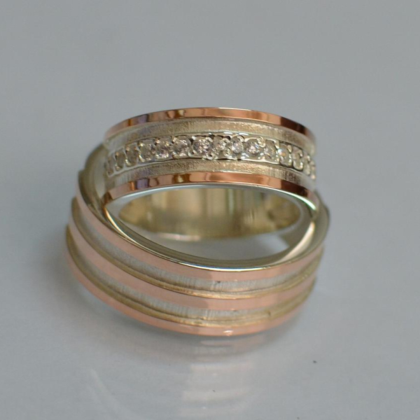 Пара обручок зі срібла