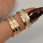 Пара обручок зі срібла