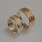 Пара обручок зі срібла