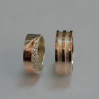 Пара обручок зі срібла