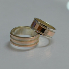 Пара срібних обручок