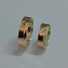 Пара обручок зі срібла