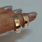 Пара обручок зі срібла