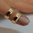 Пара обручок зі срібла