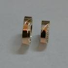 Пара обручок зі срібла