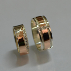 Пара обручок зі срібла