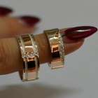 Пара обручок зі срібла