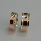 Пара обручок зі срібла