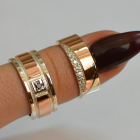 Пара обручок зі срібла