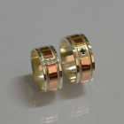 Пара обручок зі срібла