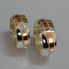 Пара обручок зі срібла