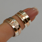 Пара обручок зі срібла