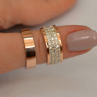 Пара срібних обручок