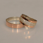 Пара обручок зі срібла